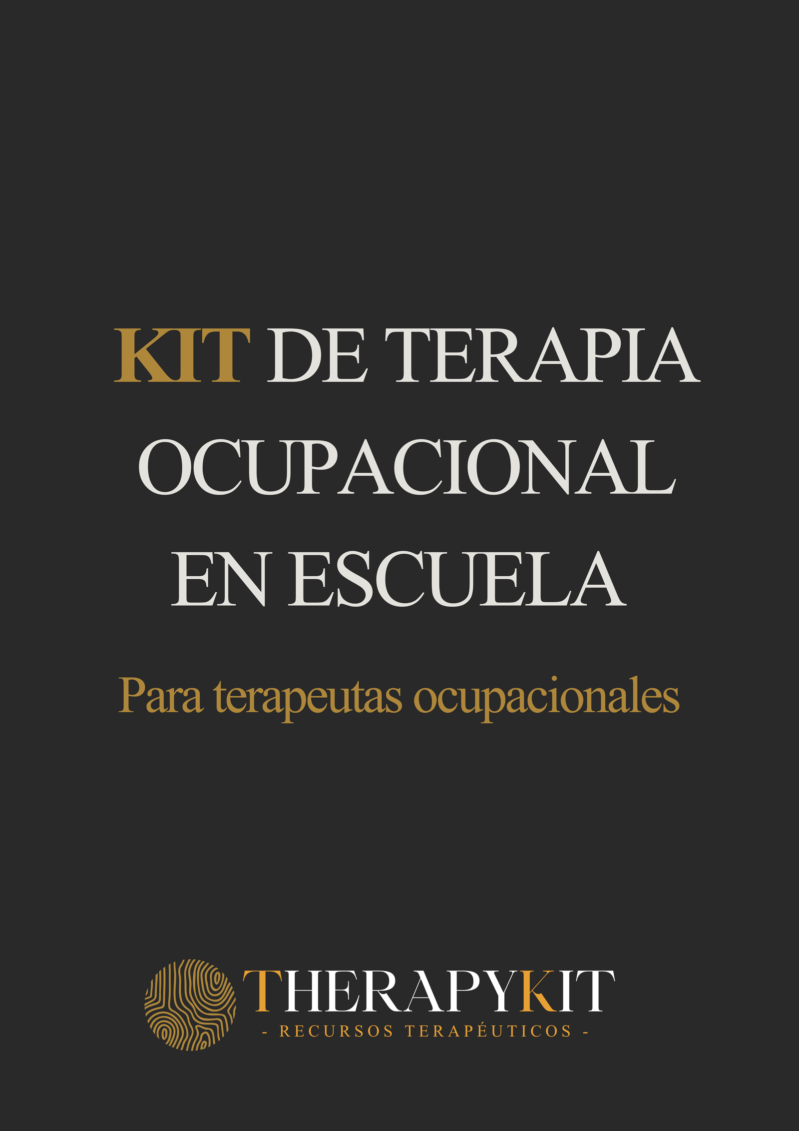 Kit de trabajo en escuela.